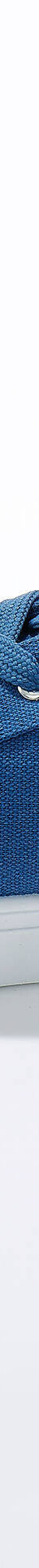 Tennis lacées en toile à semelle plateforme compensée (bleu) Tennis lacées en toile à semelle plateforme compensée (bleu)